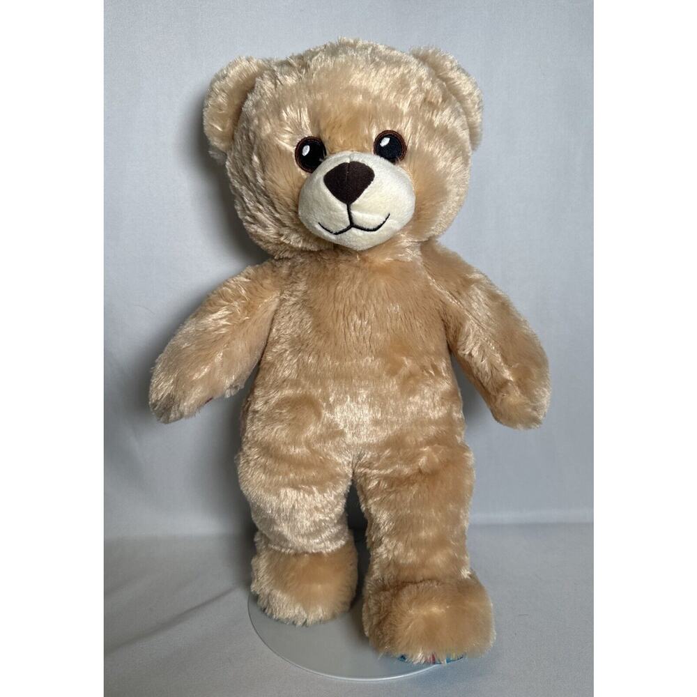 Build-A-Bear BAB Happy Birthday Plush Teddy Bear Stuffed Toy Brown Tan 2022
